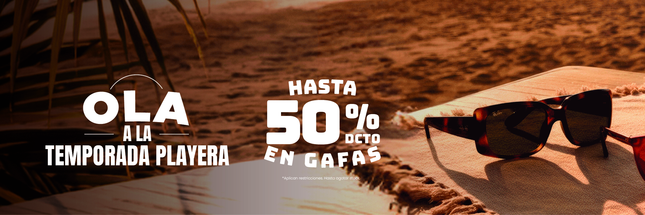 50% DTO. GAFAS MARCAS SELECCIONADAS